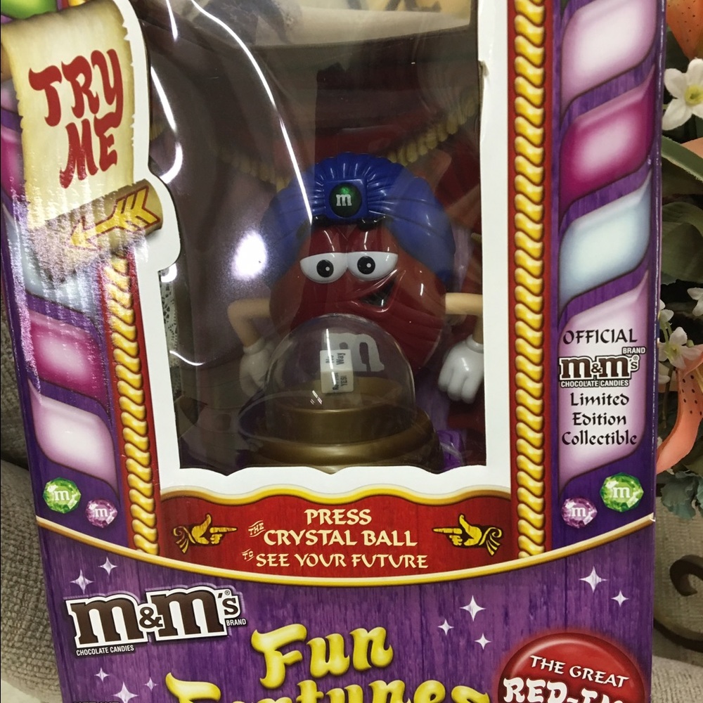 M&M collectibles 4 different ones in boxes!