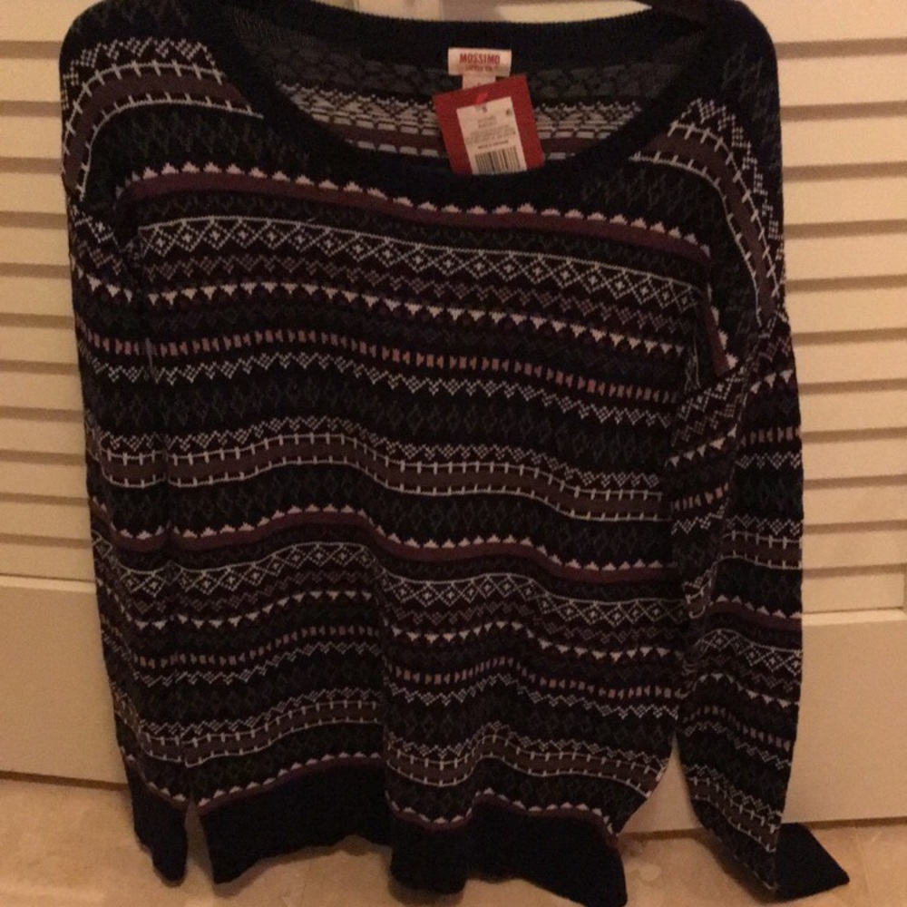 Printed sweater