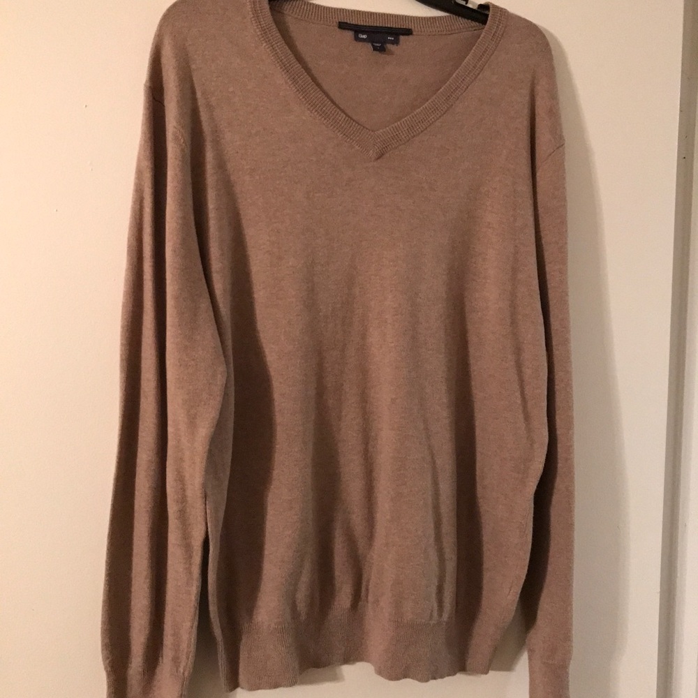 Casual khaki sweater