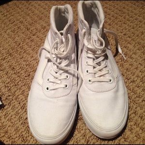 White High Top Vans