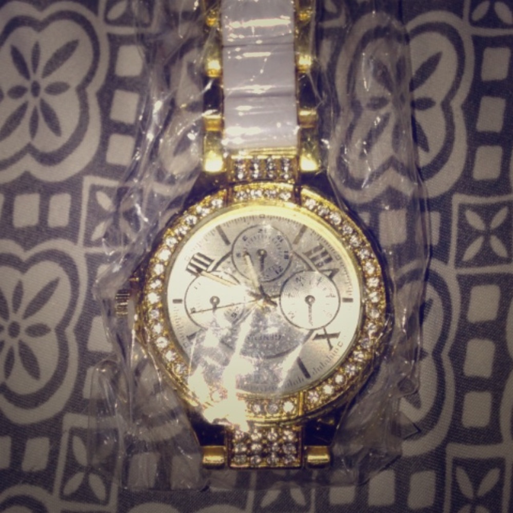 Watch gold/black