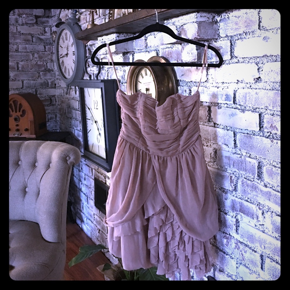 H&M dark beige mini dress size small