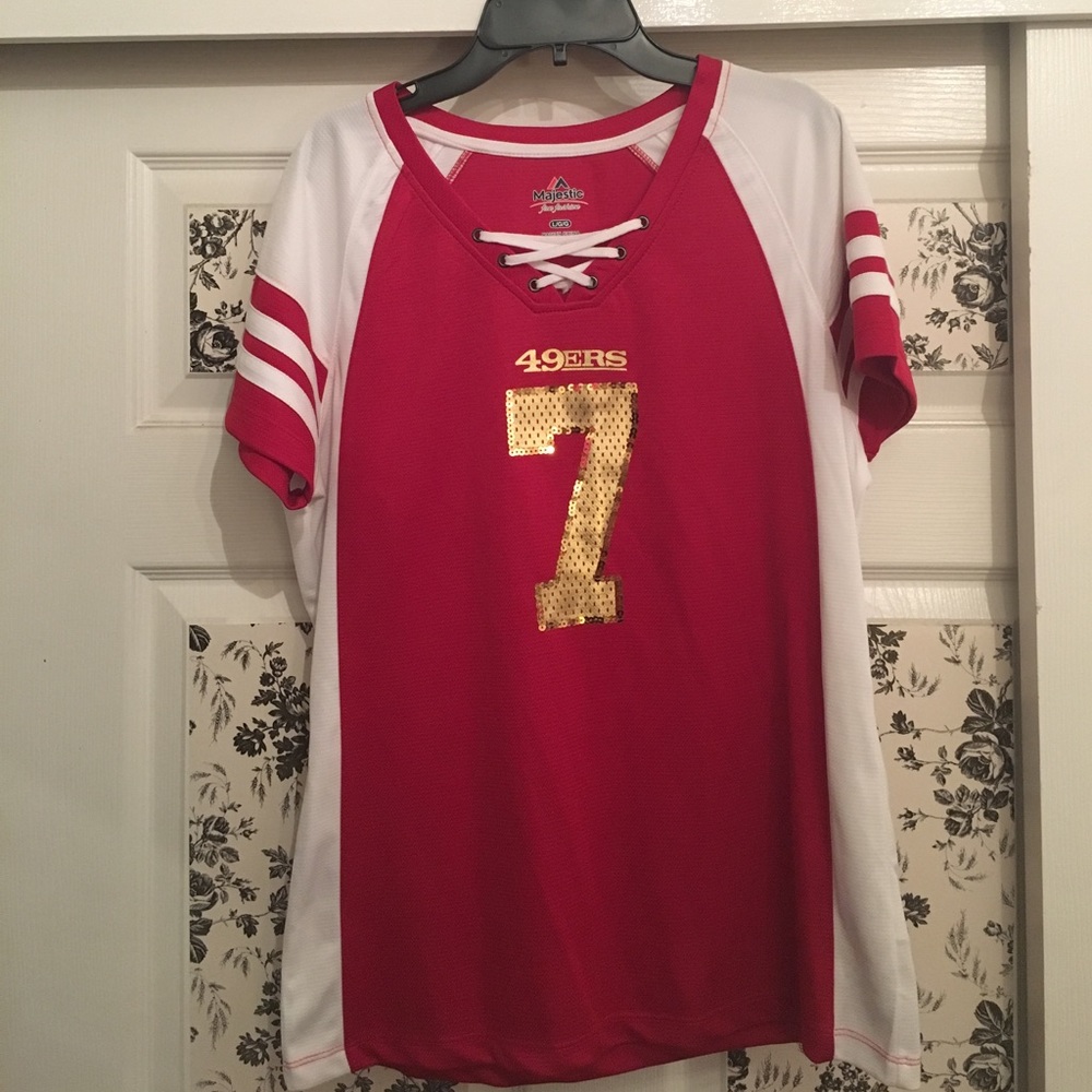 Women's SF 49er Football Kaepernick Jersey
