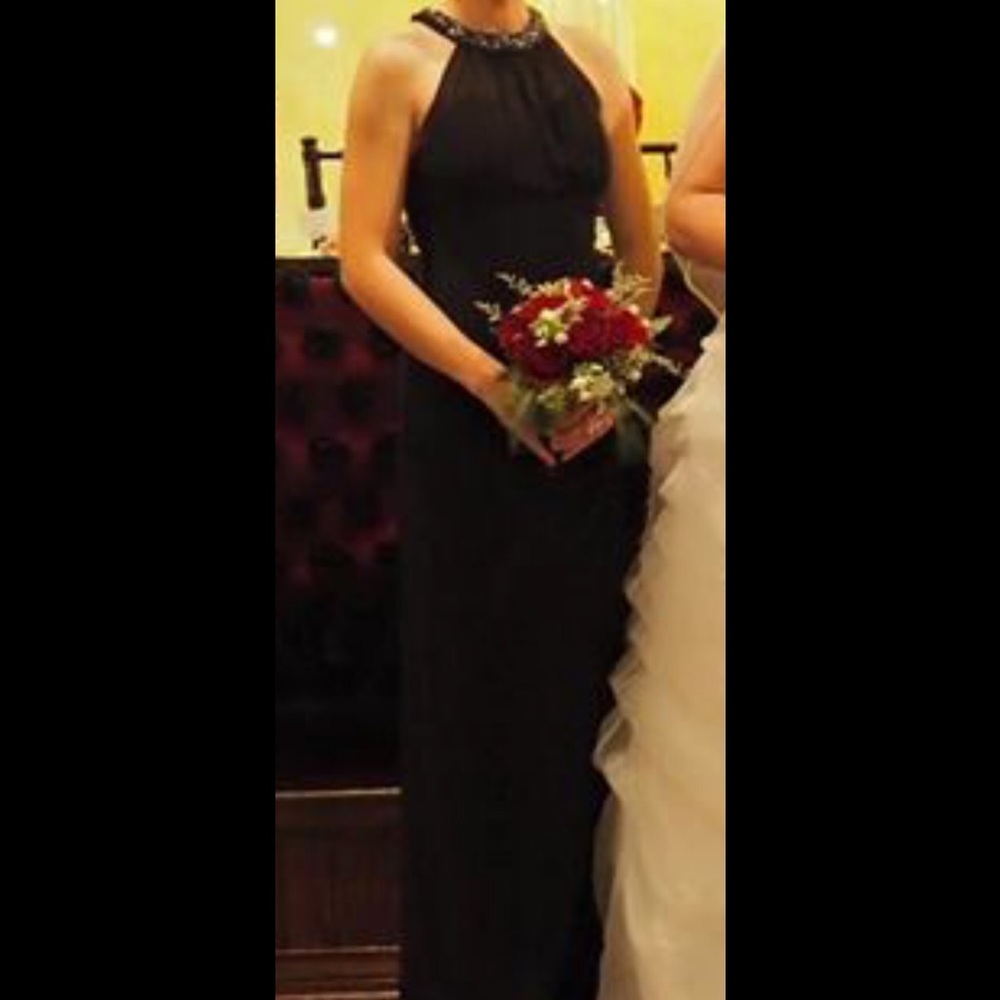 Long black dress