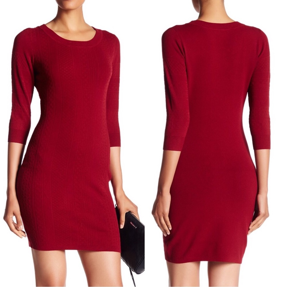 Rebecca Minkoff Raven Sheath 3/4 Sleeve Dress
