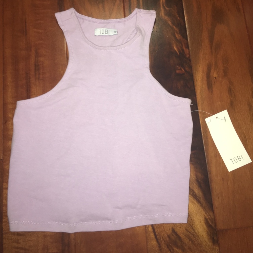 Violet crop top