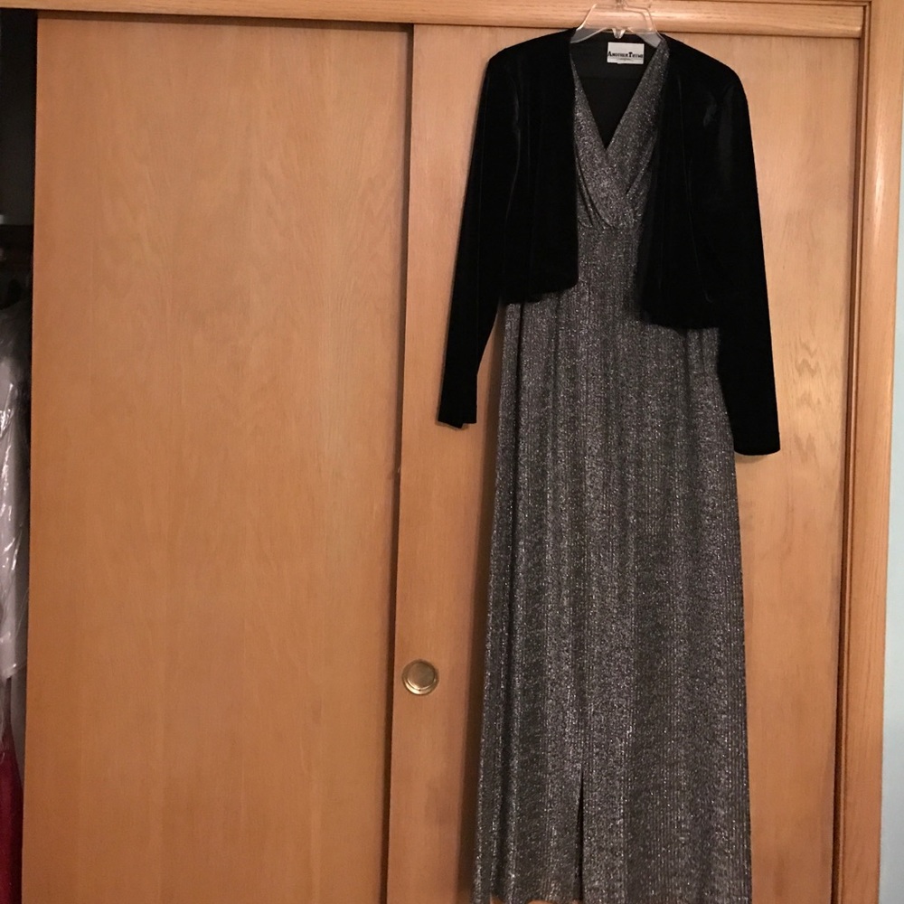 Evening gown with jacket