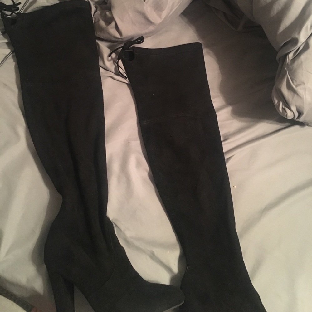Over the Knew Suede Boots