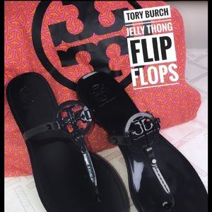 ToryBurch Navy Jelly Sandals/Thong