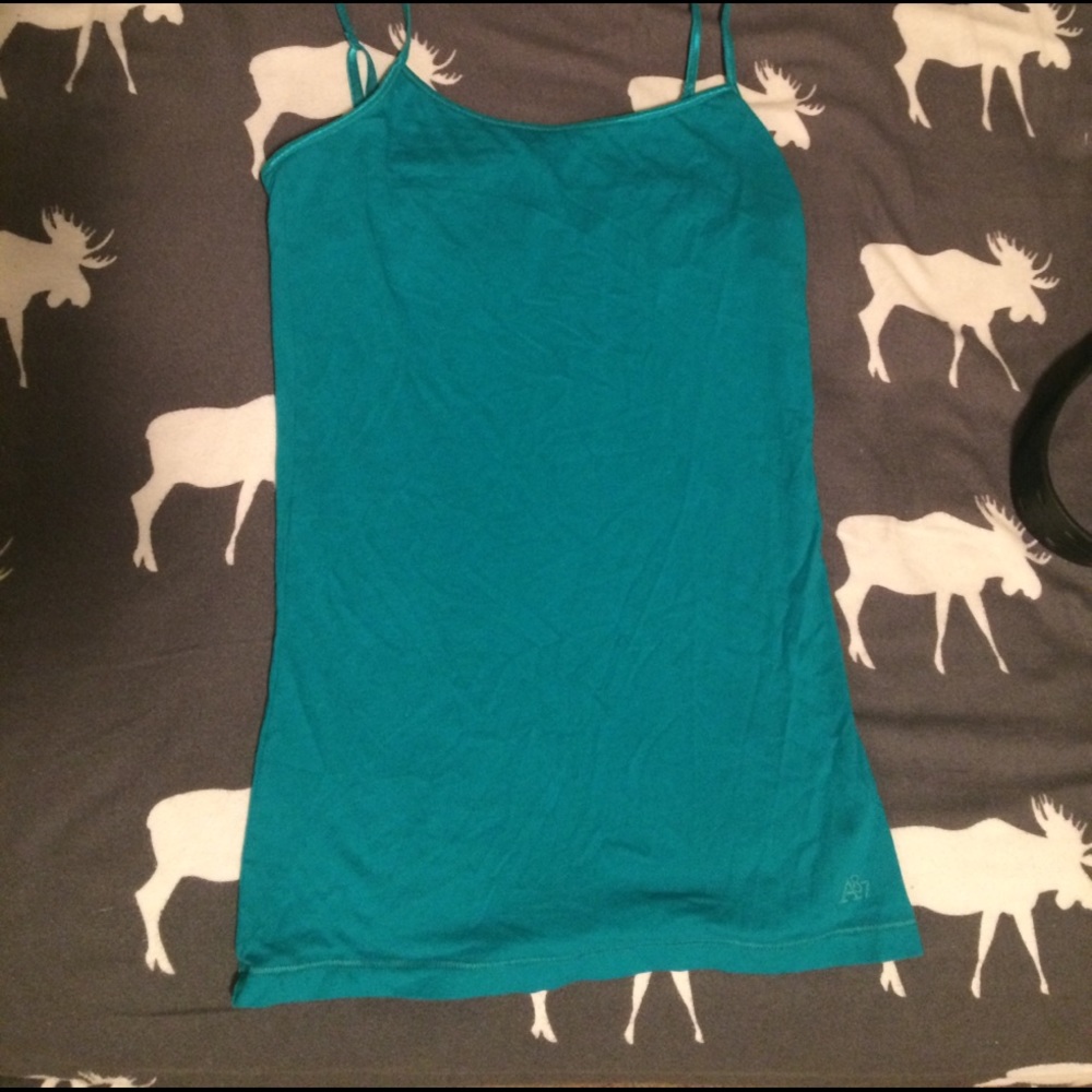 Teal stretch tank