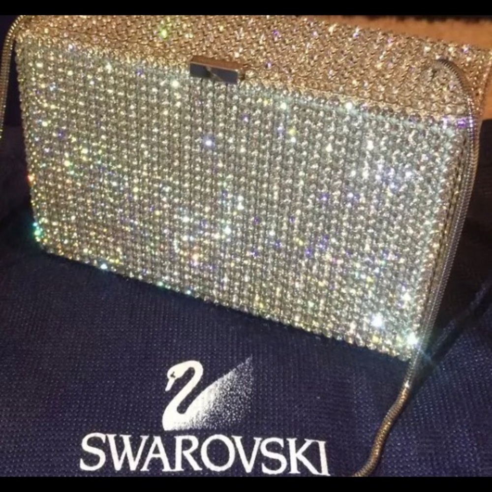 Swarovski Silver Crystal Evening Clutch *SALE*