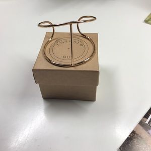 Emerald and Duv bracelet cuff