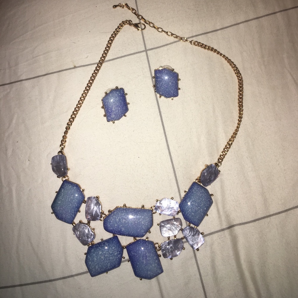 Necklace and earrings