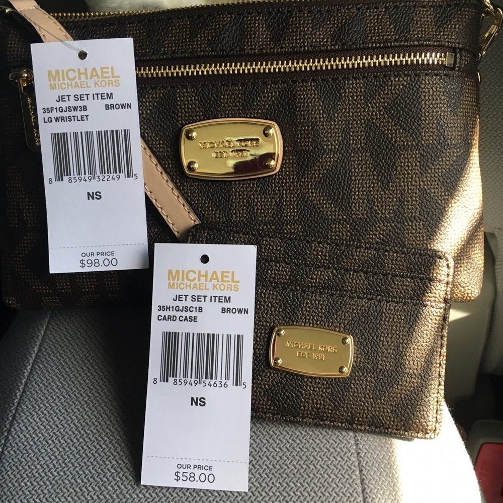 Michael Kors Clutch & Matching Holder