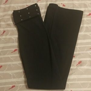Rhinestone Yoga Pants