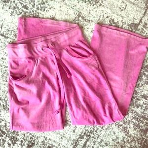 Hot Pink Victoria's Secret Velour Sweats XS