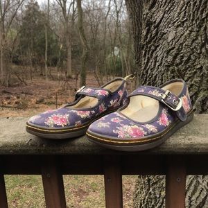 Floral Woolwich Mary-Jane Dr. Martens