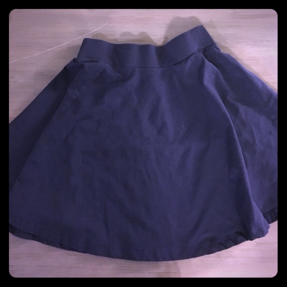 H&M navy blue mini-skirt