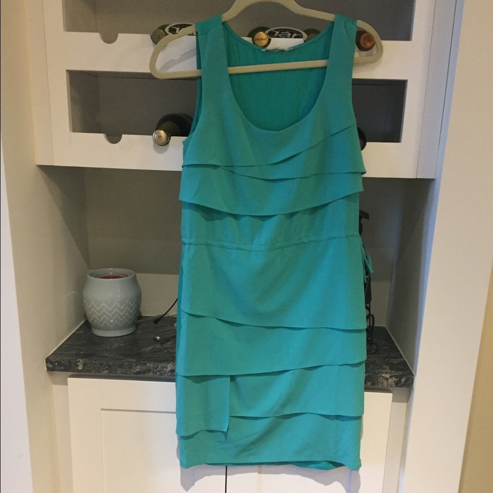 NWT Calvin Klein green dress.