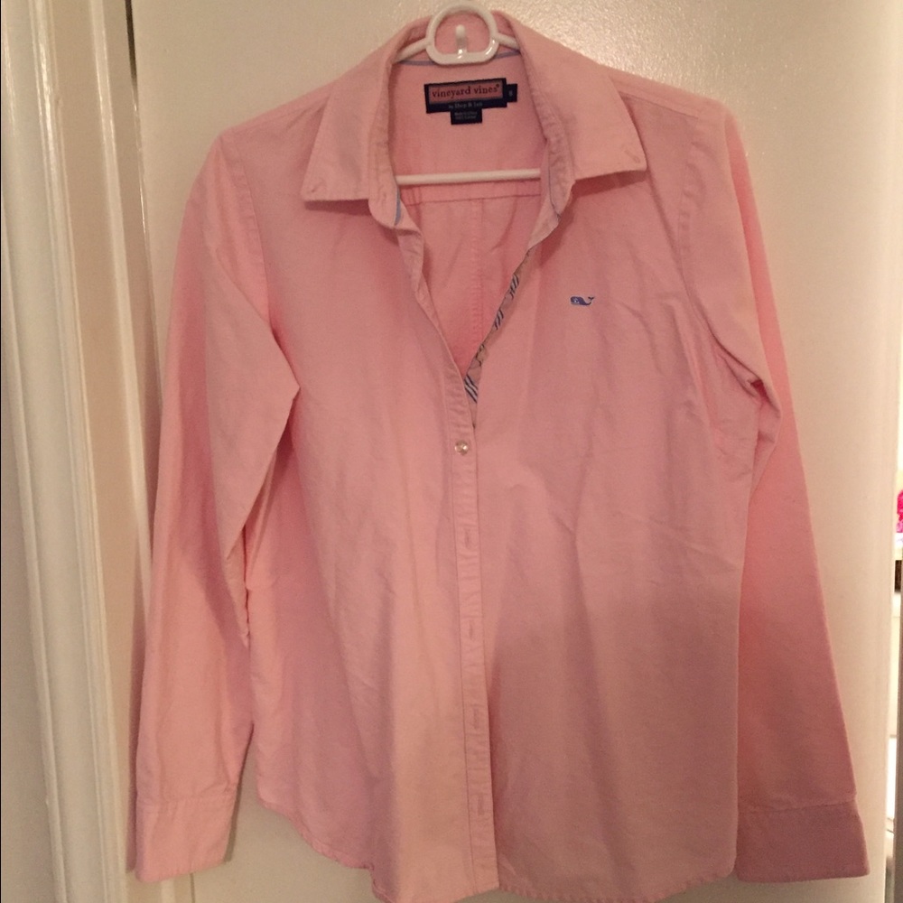 Vineyard Vines pink Oxford