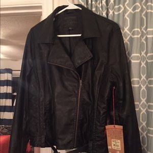True Religion Vegan Leather Jacket XL