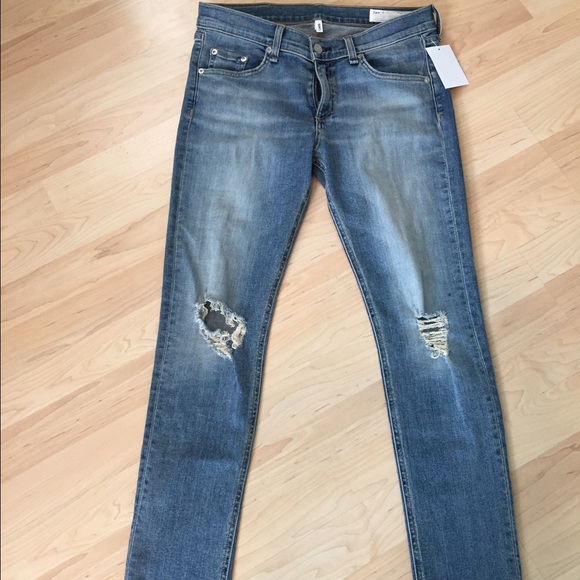 rag & bone Denim - rag & bone Short Skinny Jeans