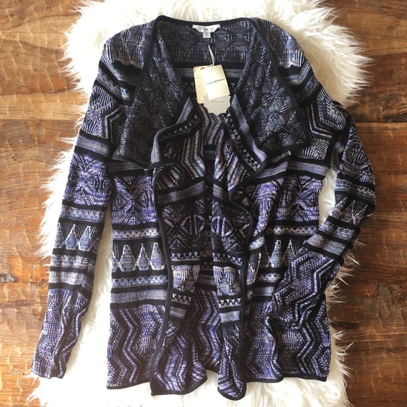 Lucky Brand Lotus open cardigan sweater - Picture 2 of 4