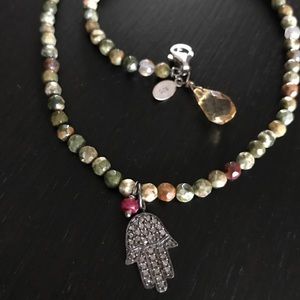 Hamsa Diamond Necklace