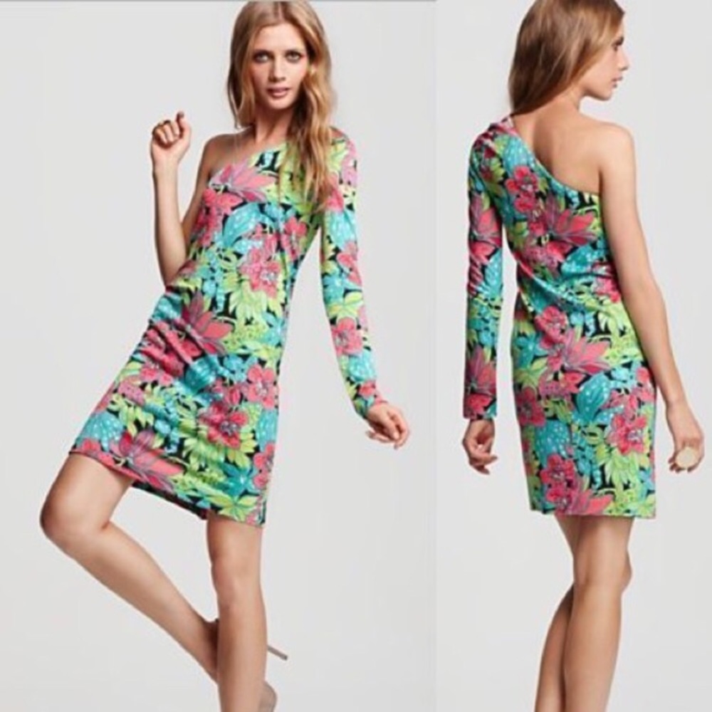 Lily Pulitzer Black Skip On It Whitaker Dress EUC!