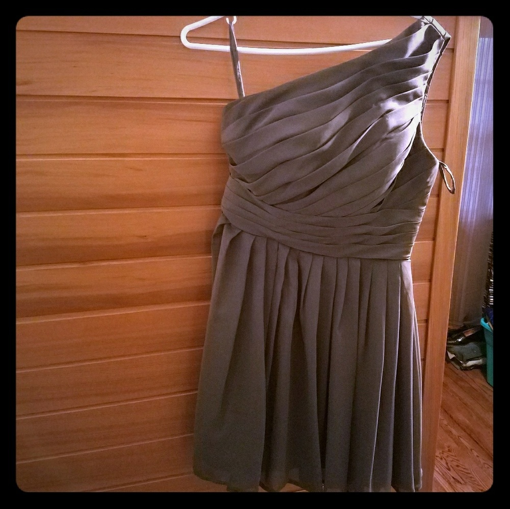 Gray Bridesmaid/Cocktail Dress