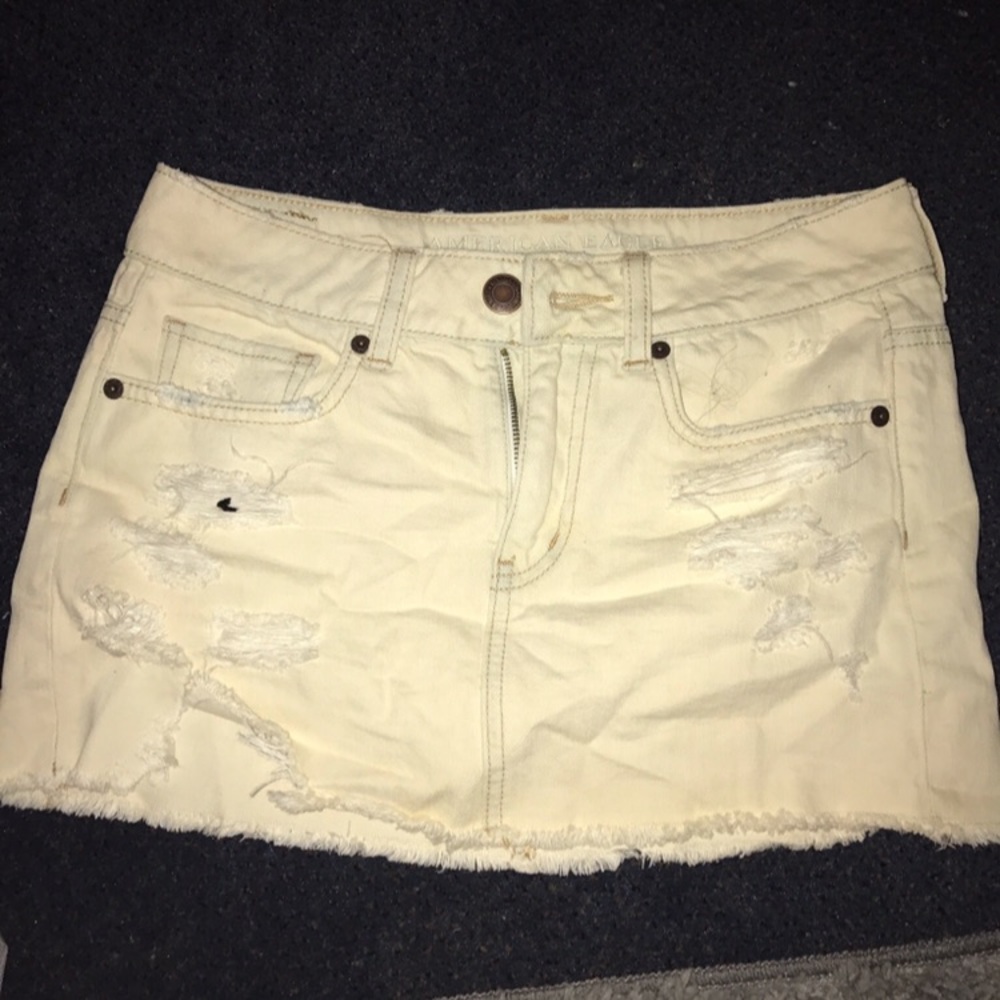 jean skirt