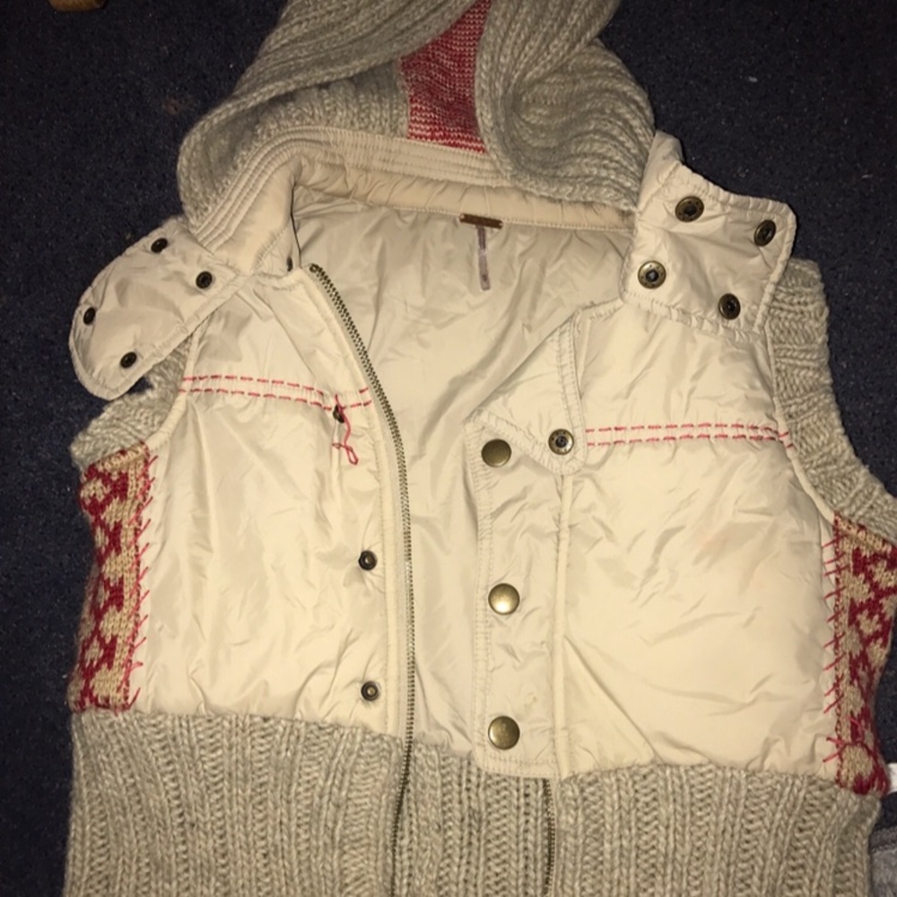 free people hooded vest