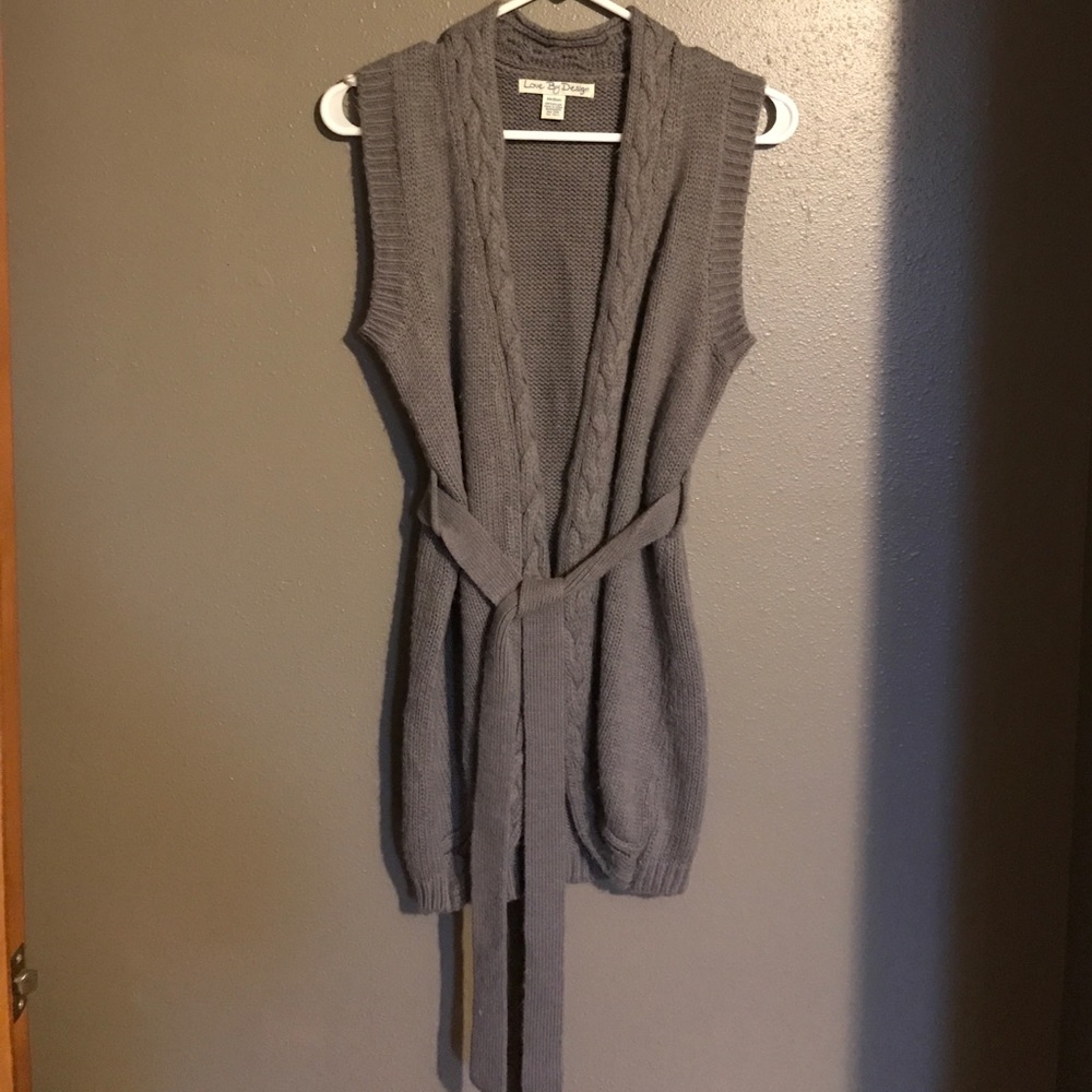 Long sweater vest