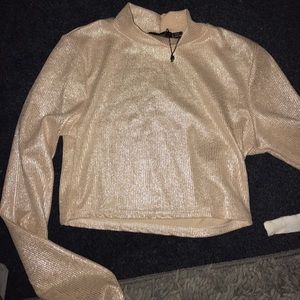 boohoo long sleeve crop