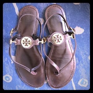 Tory Burch Chocolate Brown Sandals