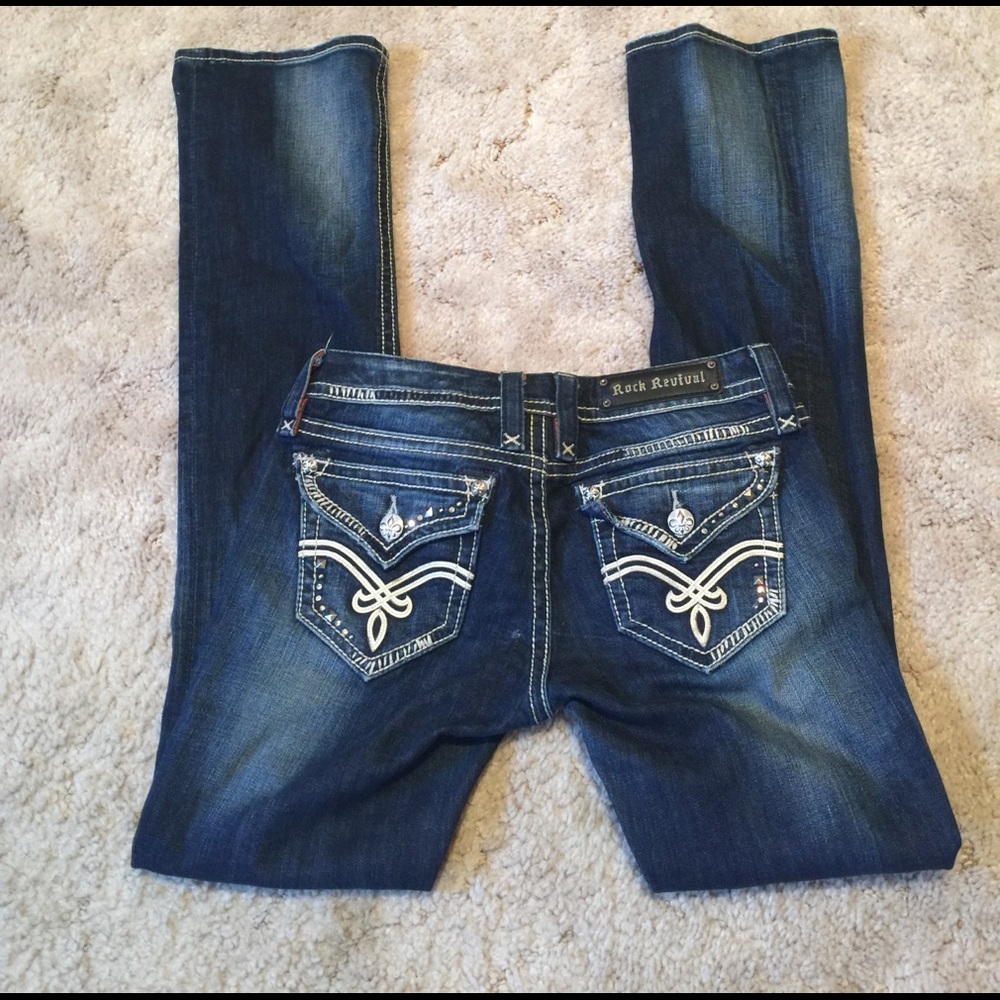 Elaina boot rock revival jeans 28x36