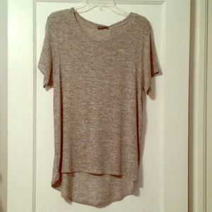 Market & Spruce Grey Hi-Lo Top, Large