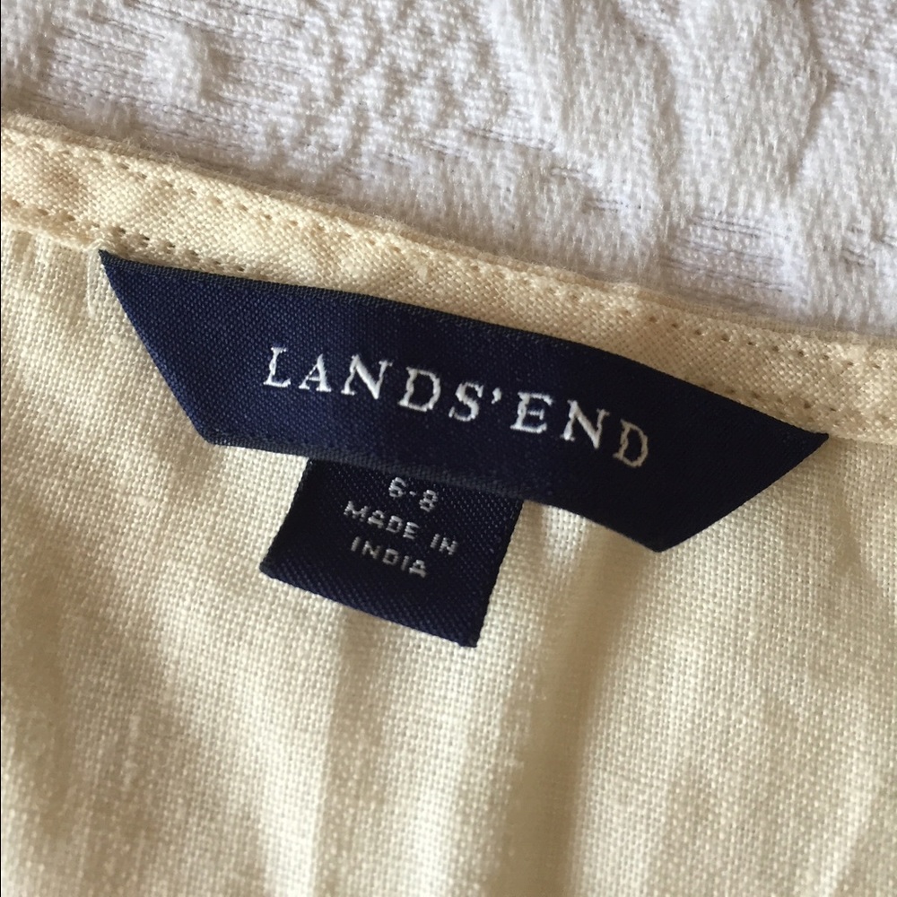Lands' End - Seed Bead Linen Tunic - Picture 3 of 7