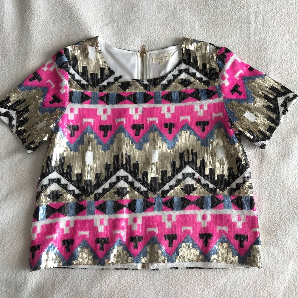 Sequin top