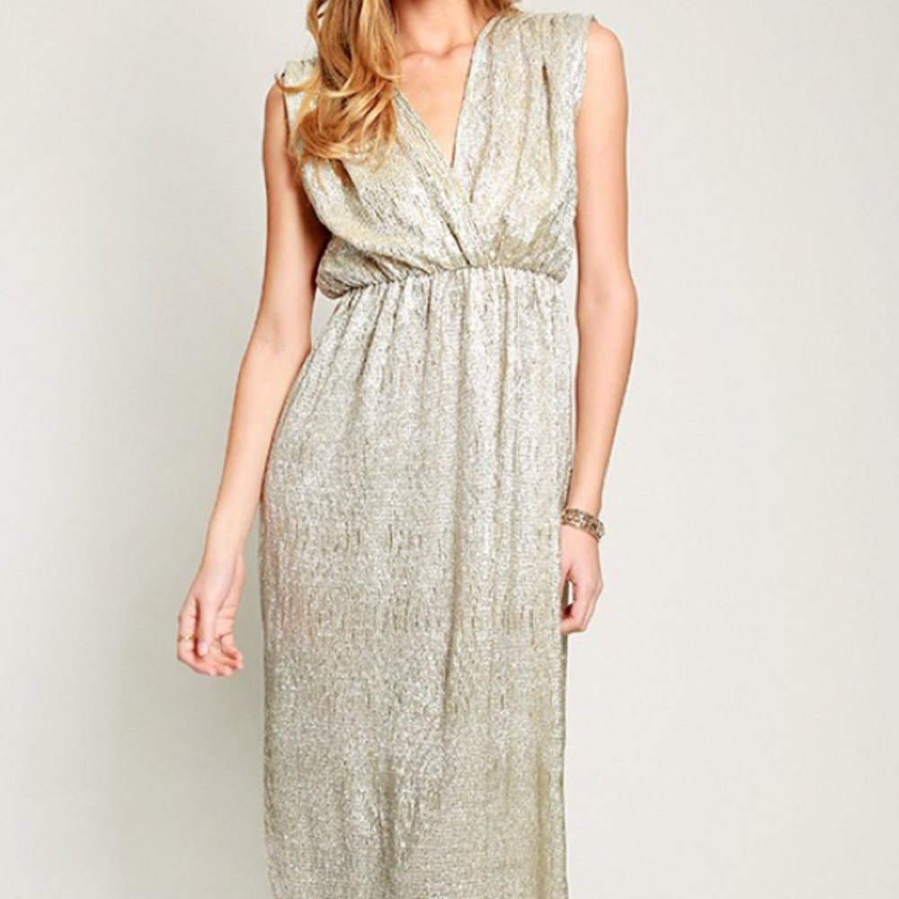 Spark of Light Metallic Maxi dress from Ruche