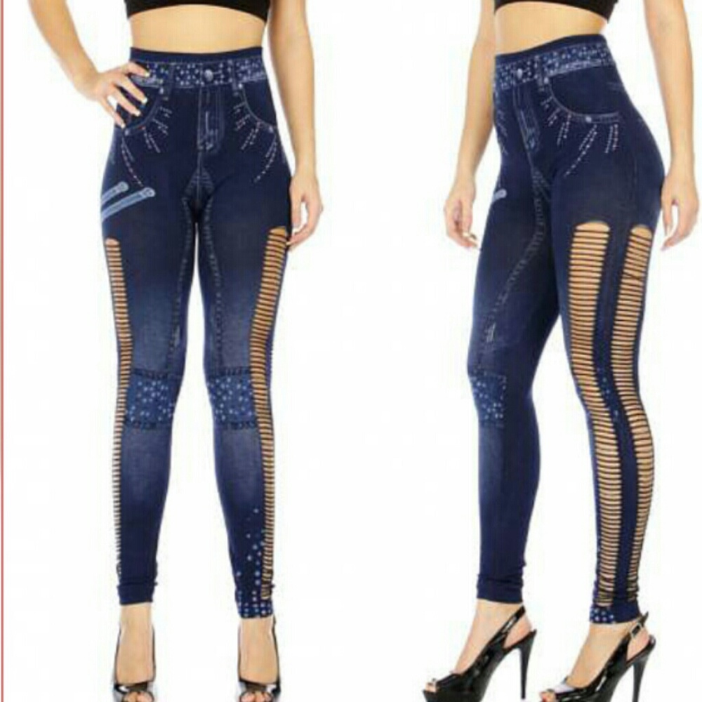 Denim Leggings