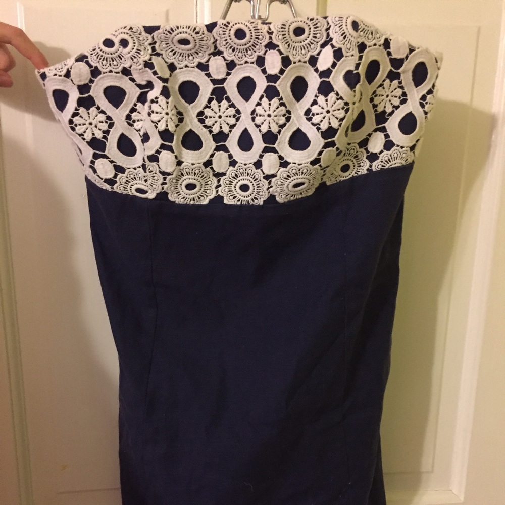 Lilly Pulitzer strapless dress