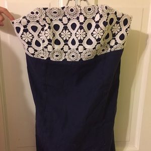 Lilly Pulitzer strapless dress