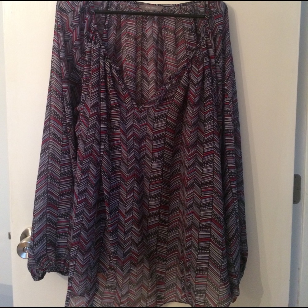 Flowy top plus size 3x daisy fuentes