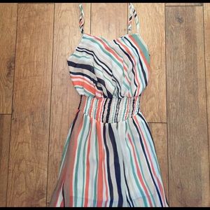 Striped maxi dress