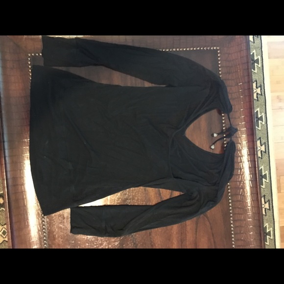 V Christina Beaded Hooded Long Sleeve Top - Picture 4 of 4