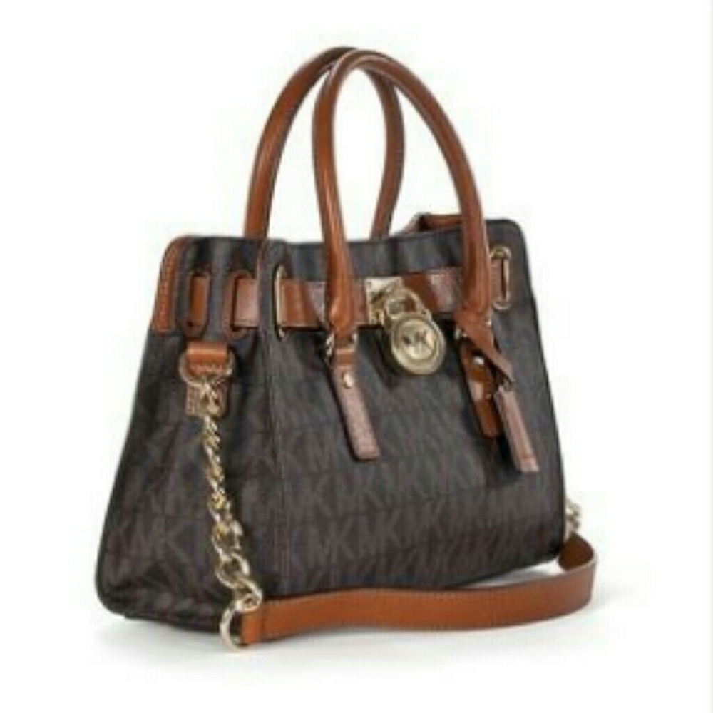 HP Michael Kors Logo Hamilton Satchel