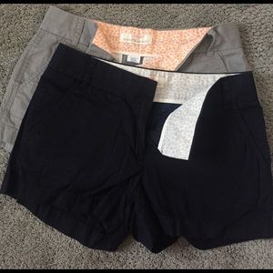 JCREW chino shorts -- two for ONE!
