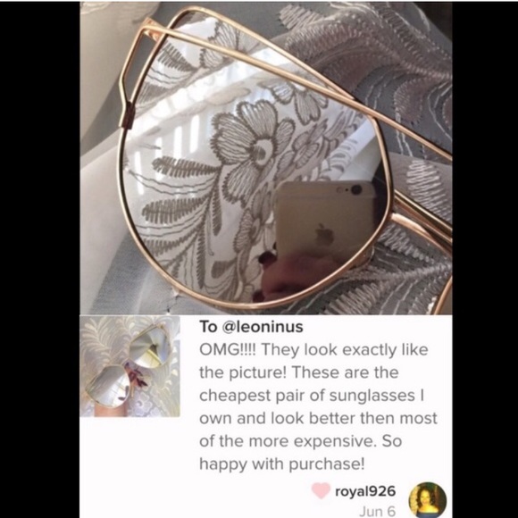 HARD CASE INCLUDED Mirror Silver/Gold Cross Wire - Picture 4 of 4