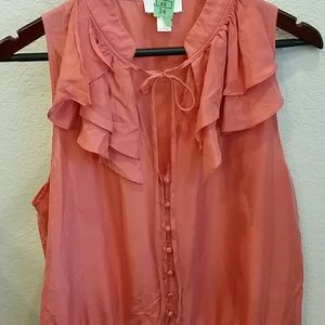 Ann Taylor LOFT silk top
